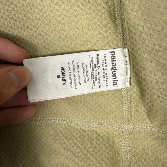 Patagonia Women’s Retro-X Vest Women’s Large Oatmeal w/ Red Pocket Pristine - Picture 4 of 10